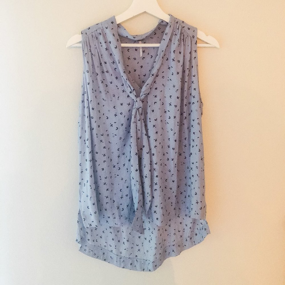 Free People Blouse w/ Tie